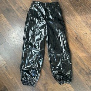 faux leatha pants